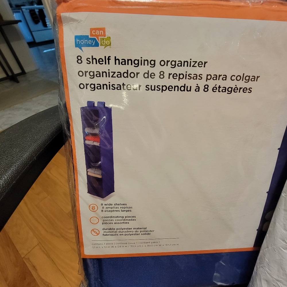 Honey Can Do closet organizer , 2 NEW IN BOX  in EXCELLENT CONDITION